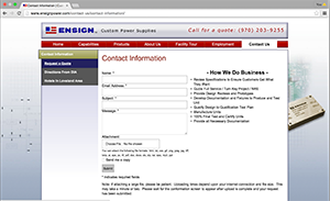 Ensign Power: Contact Us