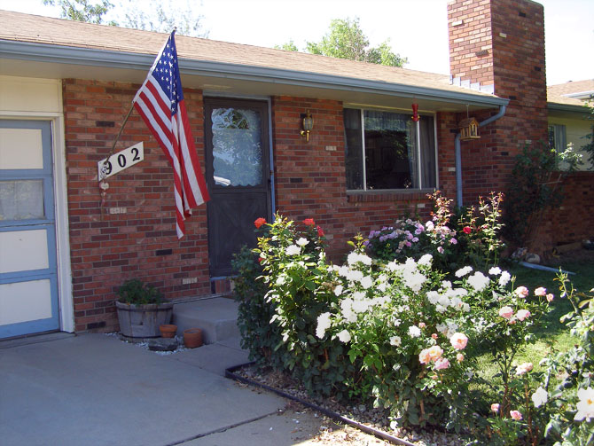 Our abode in bloom - Loveland, Colorado