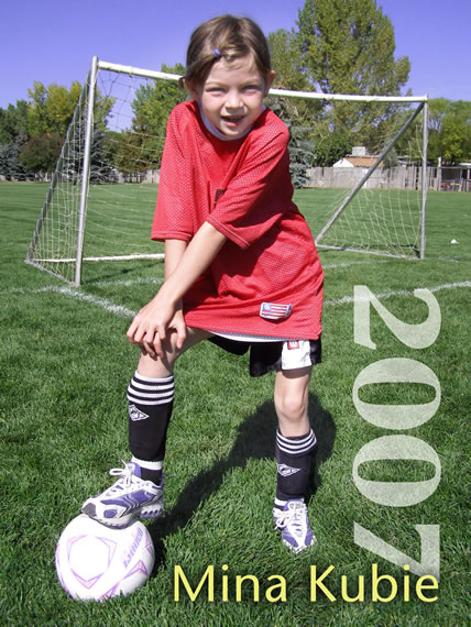 Mina, soccer all star