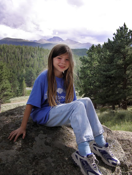 Mina at Rocky Mt. Nat'l Park
