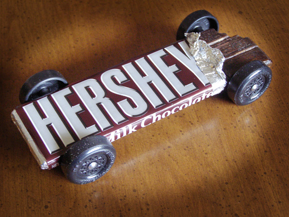 Billy's winning pinewood derby car