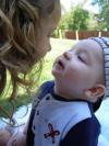 Guess what I can see up your nose!