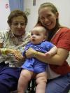 Grandma Mary gets birthday visitors
